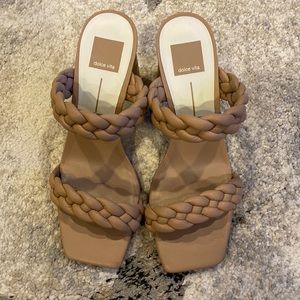 Dolce Vita Paily Braided double strap heel sandals